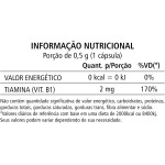 Vitamina B1 Tiamina 500mg 60 Capsulas - Imagem 3