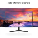 Monitor Samsung 32" FHD,75 Hz,Freesync, HDMI, DP,Preto, S3 - Imagem 7