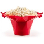 Balde Pipoqueira de Silicone para Micro-ondas, Retrátil, Sem Óleo, 26cm x 14.5cm, 280g - Imagem 5