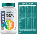 Multivitamínico Completo Vitaminas e Minerais 60 Comprimidos + Porta Cápsulas - Imagem 2