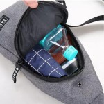 Bolsa Tiracolo Unissex Ajustável Lateral Ombro Pochete Transversal Passeio Fashion - Imagem 4