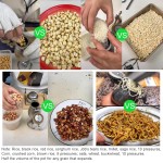 Máquina de pipoca manual, máquina de pipoca de alta pressão de 100 ml, máquina de milho pop tradicional chinesa, mini amplificador de alimentos de canhão manual de aço inoxidável - Imagem 9