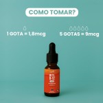 Metil B-12 Kids, Metilcobalamina em Gotas, Sabor Frutas Vermelhas, Zero Açúcares, Unidade 20ml, Bigens (Kit 3) - Imagem 4