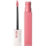 Maybelline SuperStay Matte Ink Batom Líquido Matte Longa Duração 16H com Aplicador Preciso, Não Transfere e Cor Intensa, Acabamento Matte Confortável, Cor 10 Dreamer Rosa Nude, 5ml