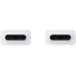 SAMSUNG Cabo tipo C a tipo-C de 1,8 m (5A), branco - Imagem 3