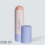 Base Stick 3 em 1, Base, Corretivo e Contorno, Acabamento Soft Matte, 7g, Resistente à Água, Longa Duração - Maquiagem (07, Padrão) - Imagem 3