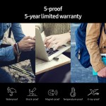 SAMSUNG Flash Drive USB BAR Plus 3.1, 128 GB, 400 MB/s, invólucro de metal resistente, expansão de armazenamento para fotos, vídeos, música, arquivos, MUF-128BE3/AM, prata champanhe - Imagem 7