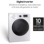 Lava e Seca Samsung 11kg Wd11a4453bw Digital Inverter Ecobubble Branca 127v - Imagem 3