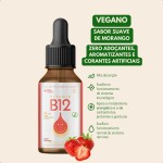 Liquid Vitamina B12 For Kids (30ml), Morango, True Source - Imagem 6