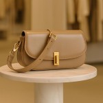 Bolsa Transversal Feminina Baguete Alça Tiracolo Couro Pu QUBCCUM - Imagem 3
