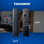 Controle Remoto Compatível Samsung para Smart TV — Teclas de Atalho para Netflix, Prime Video e + 2 - Funciona em Modelos 4K, QLED, Crystal, Neo QLED e OLED — Não Precisa Configurar - Imagem 3