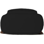 Bolsa Casual Espaçosa Alça Transversal Lateral Impermeavel Anti Furto Estilosa Elegante Média Mochila Ombro Reforçada (Preta) - Imagem 6