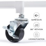 KINGRACK Carrinho com rodinhas de 3 níveis, carrinho utilitário de metal com pedras - Imagem 4