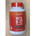 Metil B-12 Vegan Vitamin Metilcobalamina 414% VD, Bigens, 60 cápsulas (Unidade) - Imagem 9