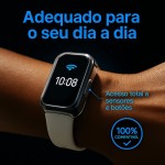 Capa Protetora com Película Compatível com Samsung Galaxy Fit 3 Transparente de Alta Resistência Capa Case Galaxy Fit 3 Protetora para Smartwatch - Imagem 3