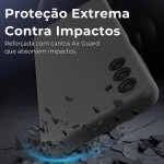 Capa para Samsung [Galaxy S25 FE] Capinha Premium Ultra Slim Case com Proteção de Camera, Anti Impacto e Resistente, Anti Riscos, Leve, Aveludada e Design Elegante (Preto) - Imagem 4