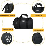 Mala Mini Bolsa Treino Academia Fitness Transversal Lateral Esportiva Multifuncional Everbags - Imagem 5