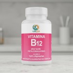 Vitamina B12 Metilcobalamina, 414% VD, Suplemento Alimentar em Cápsulas, 120 Cápsulas, Life One - Imagem 5