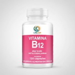 Vitamina B12 Metilcobalamina, 414% VD, Suplemento Alimentar em Cápsulas, 120 Cápsulas, Life One - Imagem 6