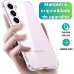 Capa Capinha Anti Impacto + Película Premium 9D Cerâmica Compatível Com Samsung Galaxy A56 5G - (Hard Glass Store) - Imagem 5