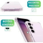 Capa Capinha Anti Impacto + Película Premium 9D Cerâmica Compatível Com Samsung Galaxy A56 5G - (Hard Glass Store) - Imagem 6