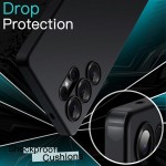 JETech Capa Slim Fit para Samsung Galaxy S25 Ultra 5G, Proteção Total da Lente da Câmera, Case Protetora Fina de TPU Macio para Telefone, Capinha Acabamento Fosco (Titânio Preto) - Imagem 4