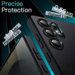 JETech Capa Slim Fit para Samsung Galaxy S25 Ultra 5G, Proteção Total da Lente da Câmera, Case Protetora Fina de TPU Macio para Telefone, Capinha Acabamento Fosco (Titânio Preto) - Imagem 5