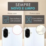 Capa Capinha Anti Shock Transparente + Película Para Samsung Galaxy A07 - Imagem 7