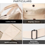 Sacolas femininas de lona, bolsa transversal com bolsos, alça superior, bolsa de ombro para mulheres - Imagem 5