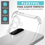 Capa Capinha Anti Shock Transparente + Película Para Samsung Galaxy A56 A56 5G - Imagem 3