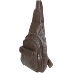 Bolsa de couro transversal masculina 100% legítimo elegante casual 013 preta e marrom dia a dia para trabalho - Imagem 7
