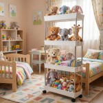 Carrinho Organizador Slim 4 Andares com Rodas, Hastes em Aço Inox, Estante Multiuso Estreita, 80x39x12,5cm, Branco - Imagem 4