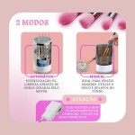 Limpador de Pincéis de Maquiagem Elétrico USB – Limpeza Rápida e Eficiente de Pincéis | Compacto, Portátil e Fácil de Usar - Imagem 5