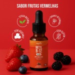 Metil B-12 Kids, Metilcobalamina em Gotas, Sabor Frutas Vermelhas, Zero Açúcares, Unidade 20ml, Bigens (Unidade) - Imagem 3