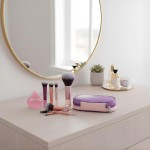 Kit 10 Pincéis de Maquiagem com Travel Bag e 1 Esponja de Maquiagem, Cerdas Sintéticas e Macias para Base, Pó, Blush, Corretivo e Sombras, Kit Pincel Maquiagem - Imagem 7