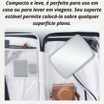 Espelho Maquiagem Com Touch E Borda Luz De Led Mesa Espelho Facial Portátil - Imagem 8