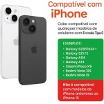 Carregador Turbo 45W Porta Dupla (USB-A + USB-C) + Cabo Ultra Rápido de 1M Premium®, Compatível com iPhone 15, 15 pro, 15 Pro Max, iPhone 16, 16 pro, 16 pro Max, Samsung Galaxy, IOS/Android - Imagem 6