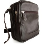 Shoulder Bag bolsa Transversal 100% Couro Bovino Legítimo 05 Unissex Bolsa Nécessaire Transversal - Imagem 6