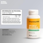 Vitamina B12 Metilcobalamina Easy Boost em Capsula Kit 2x com 60 caps cada - Imagem 3