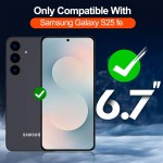FIT IT Capa Case Magnética Transparente Compatível com Samsung Galaxy S25 Fe, Proteção Completa, Suporte para Carregamento Wireless (Transparente) - Imagem 5