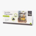 Carrinho Organizador Fruteira Inox Multiuso 63x27x44cm - Wincy - IXD01122 - Imagem 2