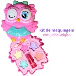 Kit Maquiagem Infantil Coruja com Sombras e Batom - Imagem 4
