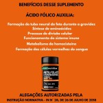 Metilfolato Ácido Fólico 800mcg 120 Cápsulas Vitamina B12 B6 Original zuchetti nutrition - Imagem 4