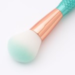 Kit 10 Pincel De Maquiagem Sereia- QHS (Rose) - Imagem 3