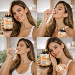 Ácido Fólico + Ferro + Vitamina B12-60 Cápsulas 500 MG - Imagem 3