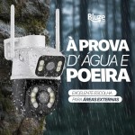 Câmera De Segurança Sem Fio Wi-fi Externa Interna HD 3MP Lente Dupla Giratória Smart IP66 Prova D'água Visão Noturna Infravermelho Chamada de Voz Bidirecional Premium - Imagem 4