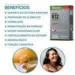 Kit com 3 - Vitamina B12 Metilcobalamina 90 compridos - Imagem 2