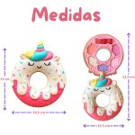 KIT Maquiagem Paleta Sombra Com Batom Donuts Infantil - Imagem 3