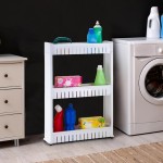 Organizador de 3 Prateleiras com Rodinhas Branco – Ideal para Cozinha, Banheiro e Lavanderia - Imagem 3