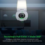 Câmera Inteligente iM6 com Conector E27 e Sensor Autotracking Intelbras - Imagem 3